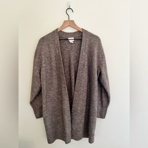 H&M Brown Long Cardigan